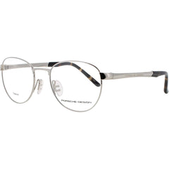 Porsche Design Unisex Eyeglasses - Metal Palladium Full Rim Round Frame | P8369 52C