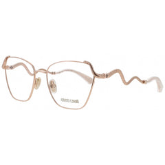 Roberto Cavalli Women's Eyeglasses - Copper Gold Full Rim Square Frame | VRC021M 08FC