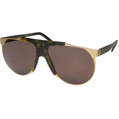 Andy Wolf Men's Sunglasses - Matte Gold/Matte Tortoise Metal Pilot Frame | CORTEZ B