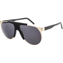 Andy Wolf Men's Sunglasses - Black/Gold Metal Full Rim Pilot Shape Frame | CORTEZ D