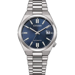 Citizen Men's Watch - Tsuyosa Automatic Blue Dial Silver Tone Bracelet | NJ0200-50M