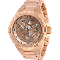 Invicta Men's Watch - Aviator Chrono Rose Gold Dial Stainless Steel Bracelet | 28128