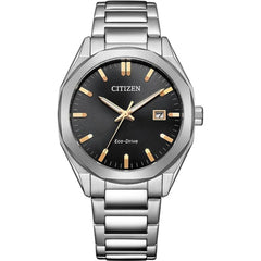 Citizen Men's Watch - Eco-Drive Black Dial Stainless Steel Bracelet | BM7620-83E