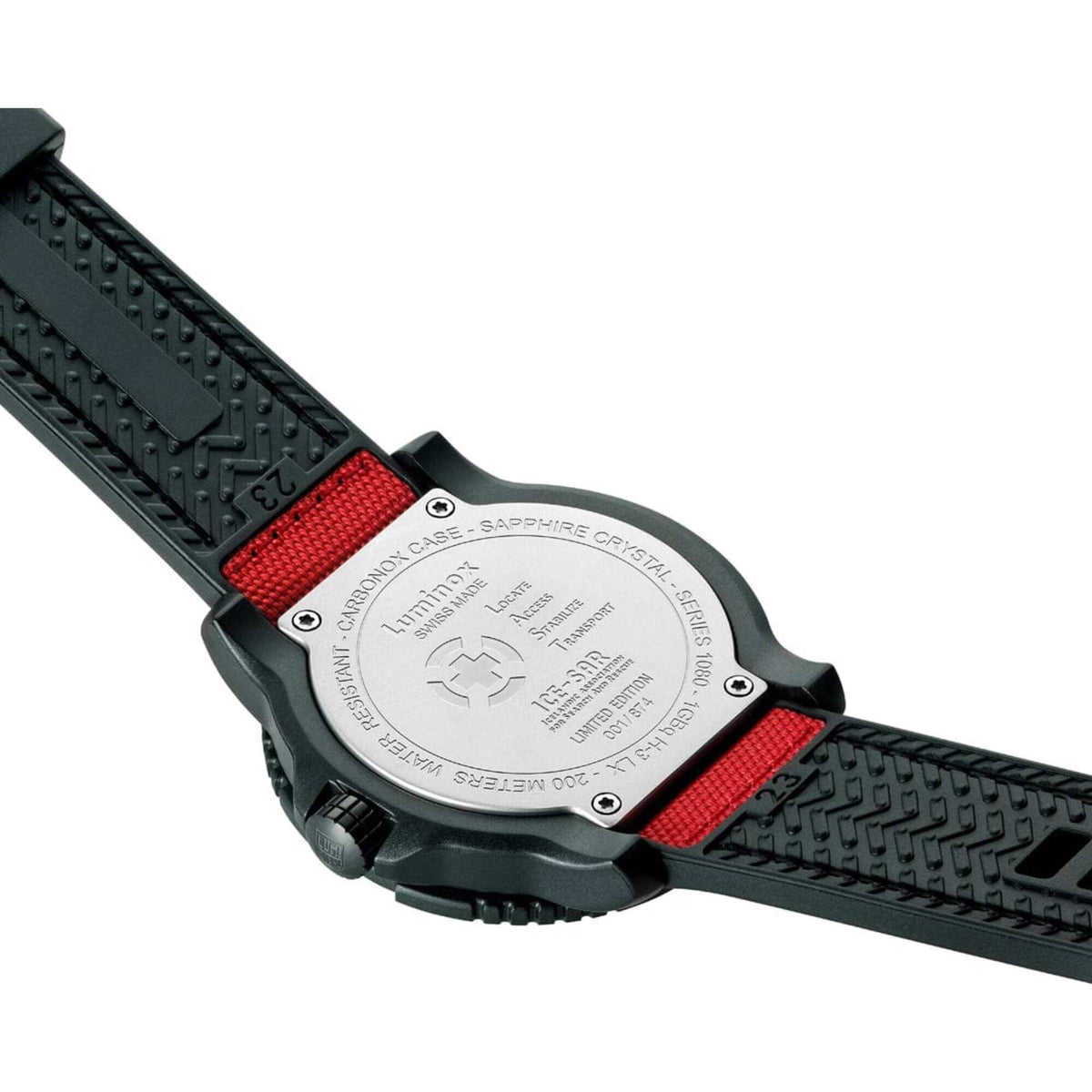 Luminox Men's Quartz Watch - BlackOps Rotating Bezel Grey Dial