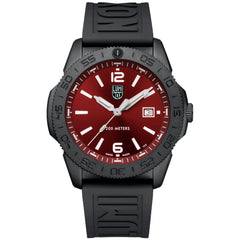 Luminox Men's Watch - Pacific Diver Rotating Bezel Red Dial Rubber Strap | 3135.B