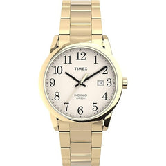 Timex Men's Watch - Easy Reader White Dial Yellow Gold Bracelet | TW2V048009J