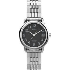 Timex Women's Watch - Easy Reader Black Dial Stainless Steel Bracelet | TW2V467009J