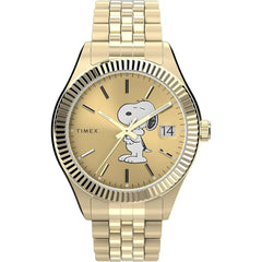 Timex Women's Watch - Peanuts Legacy Quartz Gold Tone Dial Bracelet | TW2V47300VQ