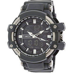 Timex Men's Watch - Tactic Analog-Digital Dial Grey Rubber Strap | TW5M226009J