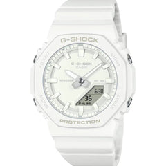 Casio Women's Watch - G-Shock White Analog-Digital Dial Resin Strap | GMAP2100-7A