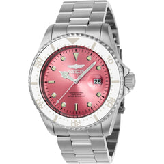 Invicta Men's Watch - Pro Diver Quartz Pink Dial Stainless Steel Bracelet | 23396