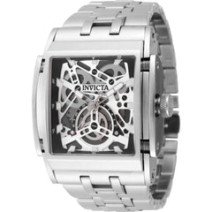 Invicta Men's Watch - Speedway Quartz Black and Silver Dial Steel Bracelet | 47719