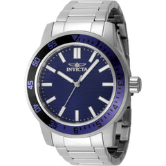 Invicta Men's Watch - Specialty Quartz Blue Dial Silver Tone Steel Bracelet | 48965