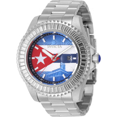 Invicta Men's Watch - Pro Diver Cuba Quartz Silver Stainless Steel Bracelet | 49617