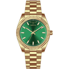 Invicta Men's Watch - Specialty I by Invicta Green Dial Yellow Gold Bracelet | 69008