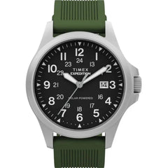 Timex Men's Watch - Expedition North Field Post Black Dial Green Strap | TW2Y31600VQ