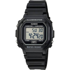 Casio Men's Watch - Chronograph Grey Digital Dial Black Rubber Strap | F-108WH-1ACF