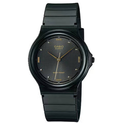 Casio Men's Watch - Quartz Round Case Black Dial Resin Strap Compact | MQ-76-1AUL
