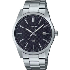 Casio Men's Watch - Blue Dial Silver Stainless Steel Bracelet Date | MTP-VD03D-1AUDF