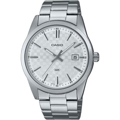 Casio Men's Watch - Quartz Silver Tone Dial Stainless Steel Bracelet | MTP-VD03D-7AUDF