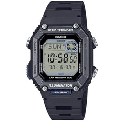 Casio Men's Watch - Dual Time Grey Digital Dial Black Resin Strap | WS-B1000-1AVCF