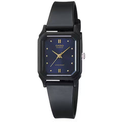 Casio Women’s Watch - Analog Blue Dial Black Resin Case Strap | LQ-142E-2A