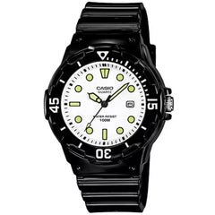 Casio Women’s Watch - Rotating Bezel White Dial Black Resin Strap | LRW-200H-7E1V
