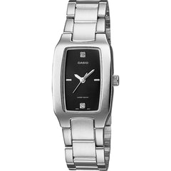 Casio Women’s Watch - Quartz Black Dial Stainless Steel Bracelet | LTP-1165A-1C