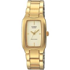 Casio Women’s Watch - Quartz Champagne Dial Yellow Gold Bracelet | LTP-1165N-9C
