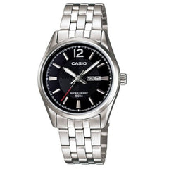 Casio Women’s Watch - Day-Date Black Dial Stainless Steel Bracelet | LTP-1335D-1AVDF