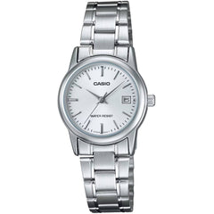 Casio Women’s Watch - Silver Tone Dial Stainless Steel Bracelet | LTP-V002D-7A