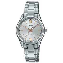 Casio Women’s Watch - Silver Tone Dial Stainless Steel Bracelet | LTP-V005D-7B2UDF
