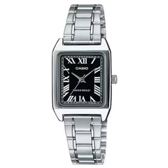 Casio Women’s Watch - Quartz Rectangular Stainless Steel Case | LTP-V007D-1BUDF