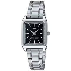 Casio Women’s Watch - Black Dial Rectangular Stainless Steel Case | LTP-V007D-1EUDF