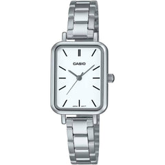 Casio Women’s Watch - Quartz White Dial Silver Tone Steel Bracelet | LTP-V009D-7EUDF