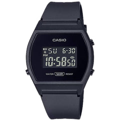 Casio Women's Watch - Alarm Black Digital Dial Resin Strap | LW-204-1BCF