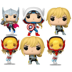 Funko Vinyl Figure - Pop! Assorted Spider-Gwen: Gwenverse, Pack of 6 | FU84062A-6-EE