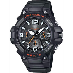 Casio Men's Watch - Chrono Black Analog-Digital Dial Rubber Strap | MCW-100H-1AV