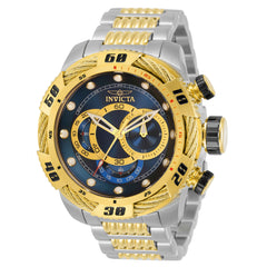 Invicta Men's Watch - Speedway Chronograph Blue and Gold Tone Dial Bracelet | 34160