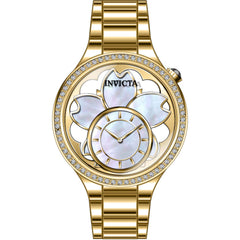 Invicta Women's Watch - Wildflower White MOP and Gold Tone Dial Bracelet | 46754