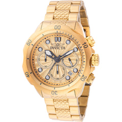 Invicta Men's Watch - Venom Chrono Rotating Bezel Gold Tone Dial Bracelet | 47753