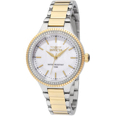 Invicta Women's Watch - Angel White Mother of Pearl Dial Two Tone Bracelet | 49755