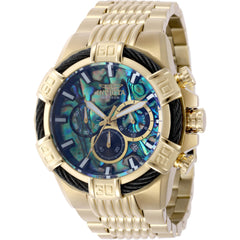 Invicta Men's Watch - Bolt Iridescent Abalone Dial Yellow Gold Bracelet | 49899