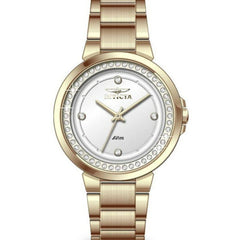 Invicta Women's Watch - Angel Silver Dial Yellow Gold Stainless Steel Quartz | 50166