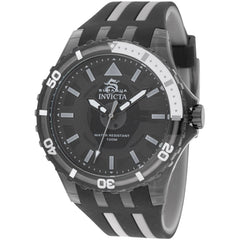 Invicta Men's Watch - Subaqua Quartz Black and Grey Silicone Rubber Strap | 69447