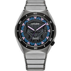 Citizen Men's Watch - Marvel Black Panther Eco-Drive Titanium Bracelet | AW1668-50W