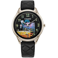 Citizen Women's Watch - Disney Pixar Ratatouille Eco-Drive Black Strap | FE7103-04W