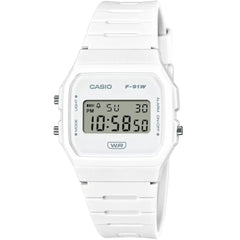 Casio Unisex Watch - Quartz Digital Dial Black Bio-Based Resin Strap Alarm | F91WB-7A