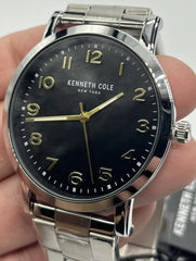Kenneth Cole Men's Watch - Quartz Black Dial Stainless Steel Bracelet | KCWGG2270105