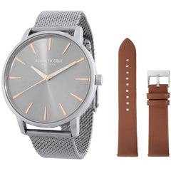 Kenneth Cole Men's Watch - Quartz Silver Dial Stainless Steel Bracelet | KCWGG7006402